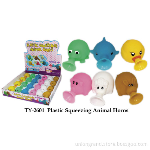 Plastic Squeezing Animal Horns